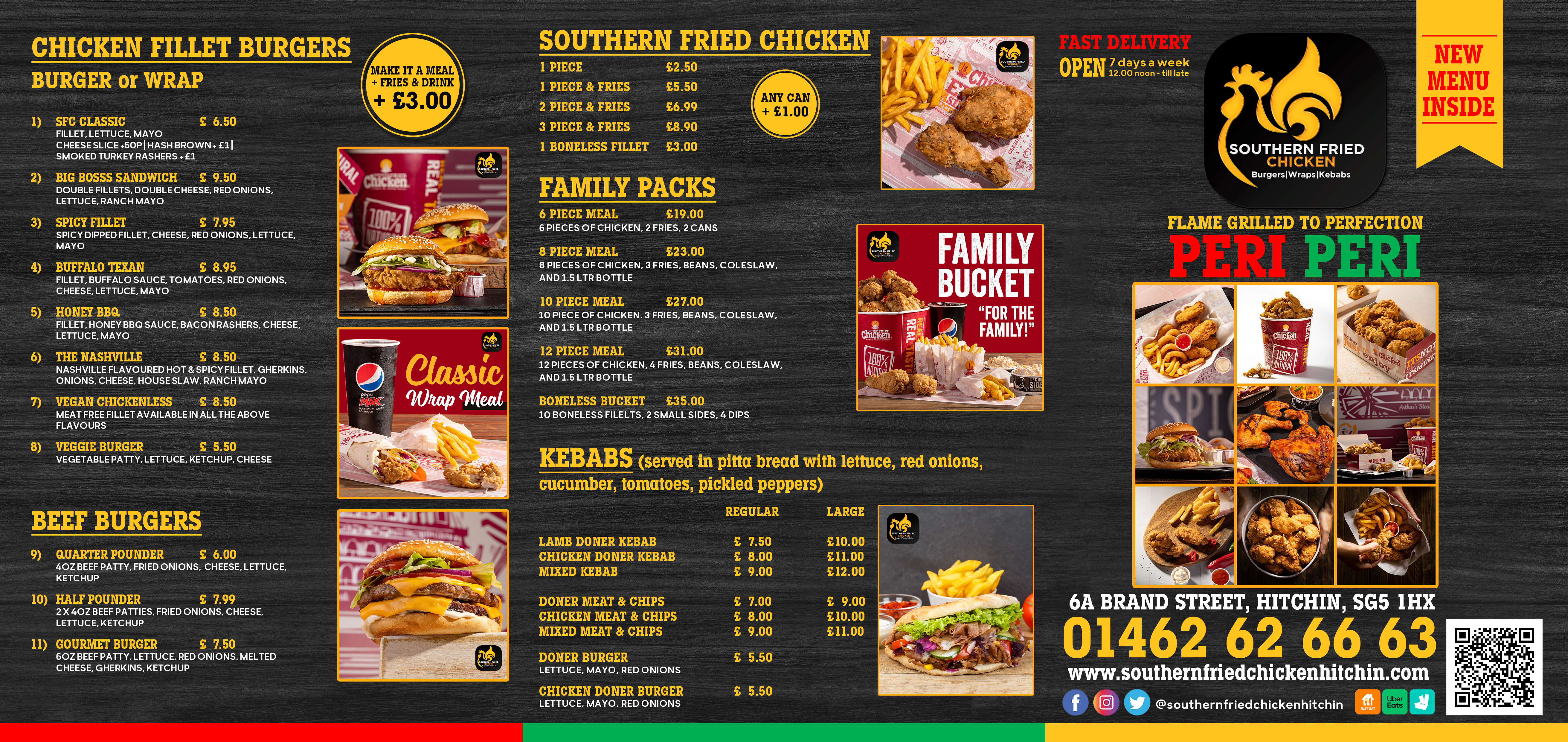 Front of Southern Fried Chicken & Peri Peri shop exterior